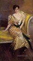 Portrait of Madame Josephina Alvear de Errazuriz genre Giovanni Boldini